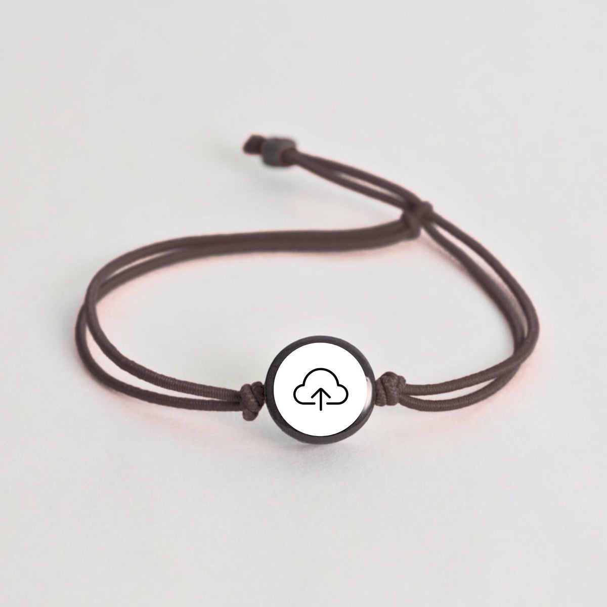 Tap-to-Phone Bracelets on Lite Bungee - Clay Circle