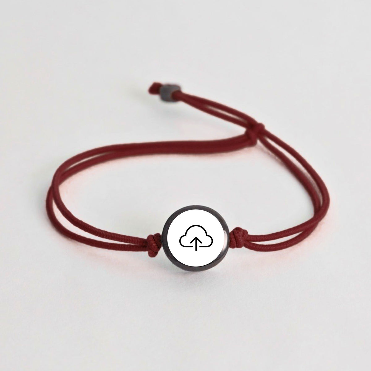 Tap-to-Phone Bracelets on Lite Bungee - Clay Circle