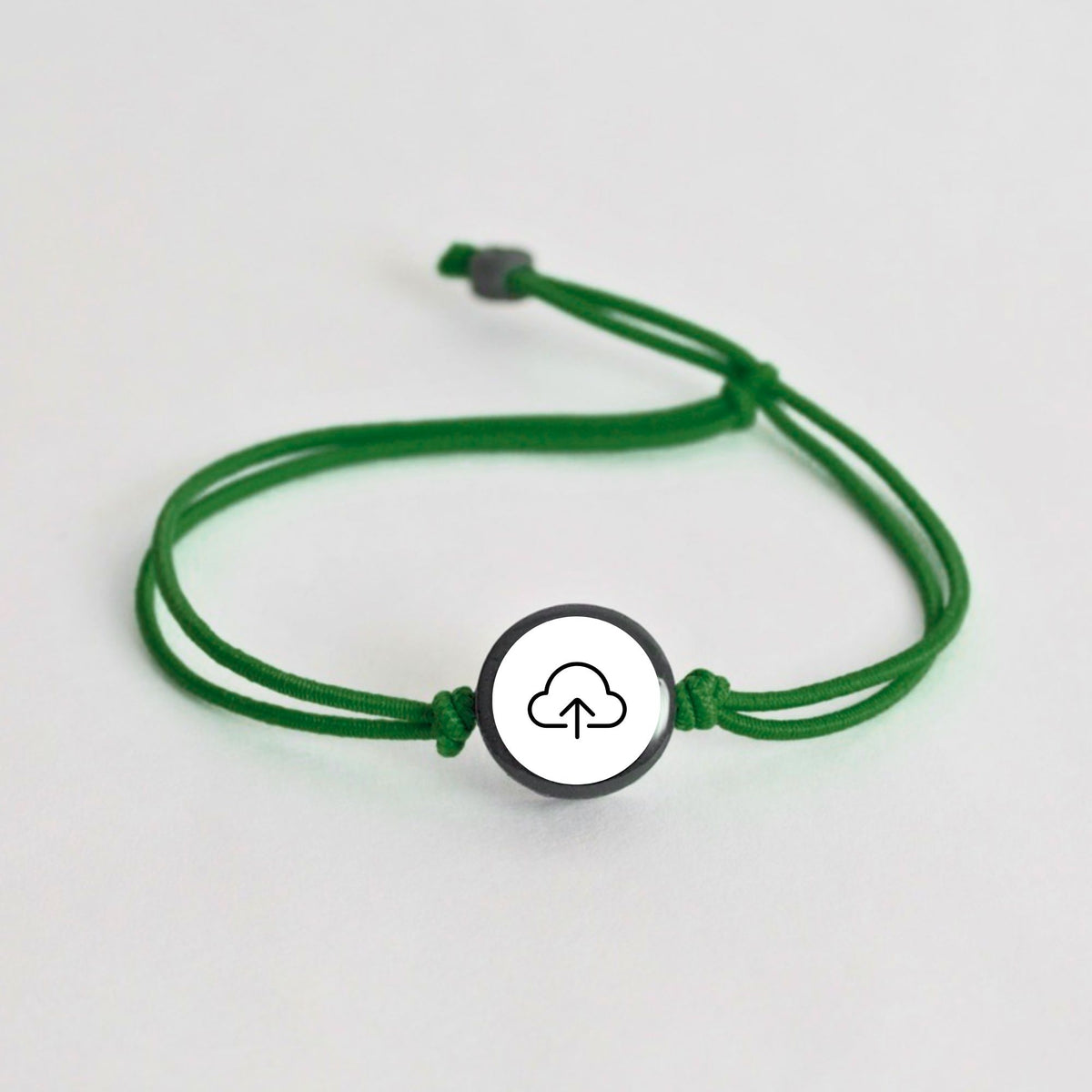 Tap-to-Phone Bracelets on Lite Bungee - Clay Circle