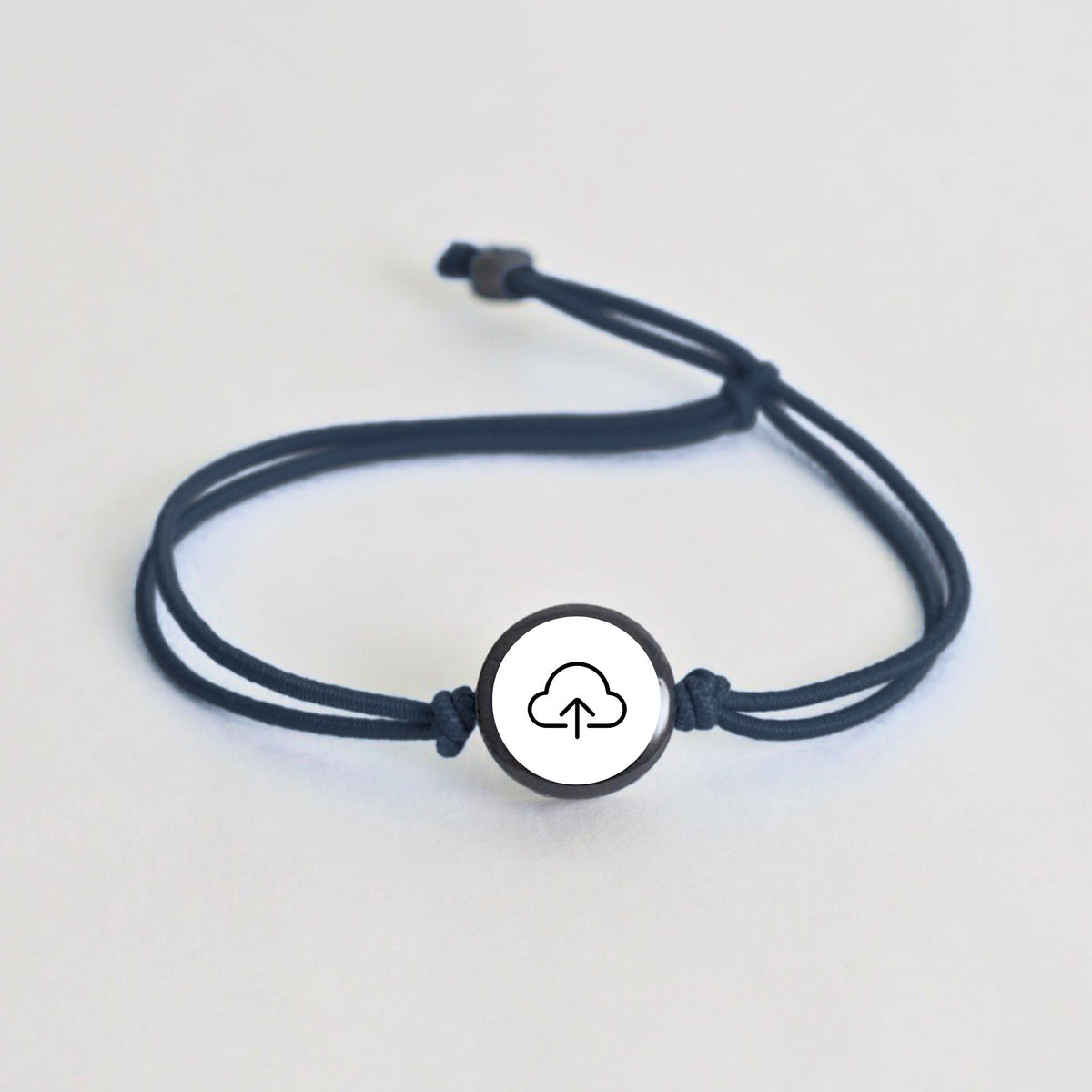 Tap-to-Phone Bracelets on Lite Bungee - Clay Circle