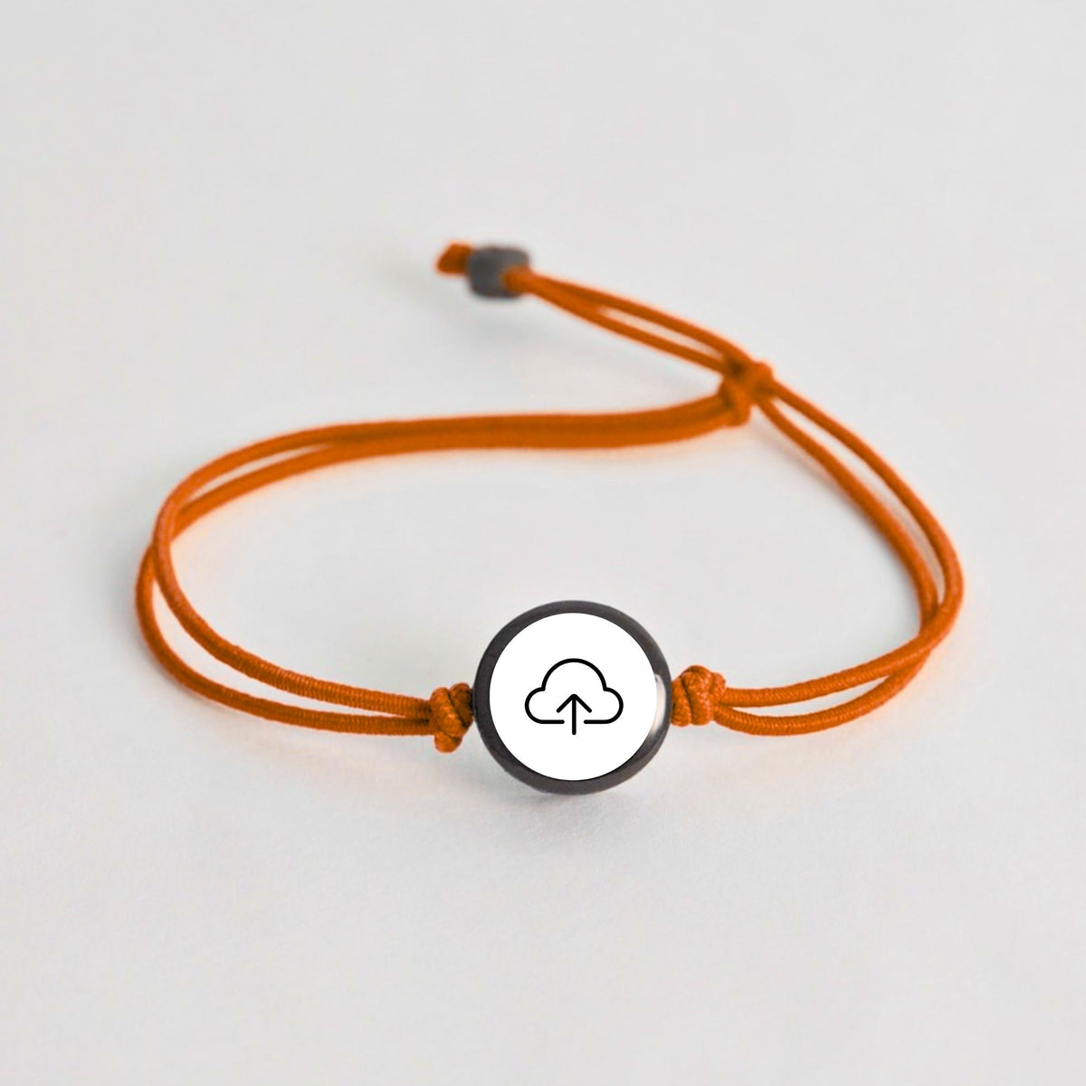Tap-to-Phone Bracelets on Lite Bungee - Clay Circle
