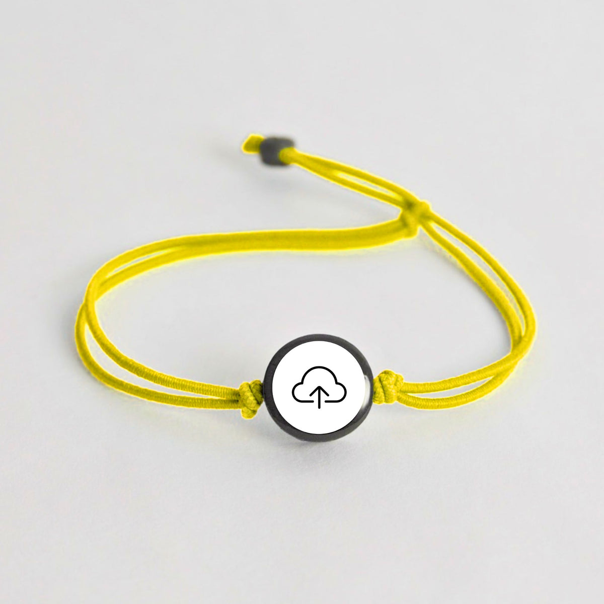 Tap-to-Phone Bracelets on Lite Bungee - Clay Circle