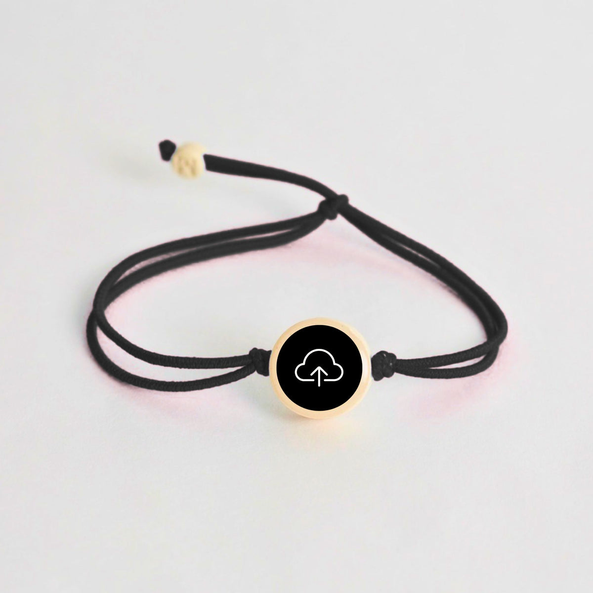 Tap-to-Phone Bracelets on Lite Bungee - Clay Circle