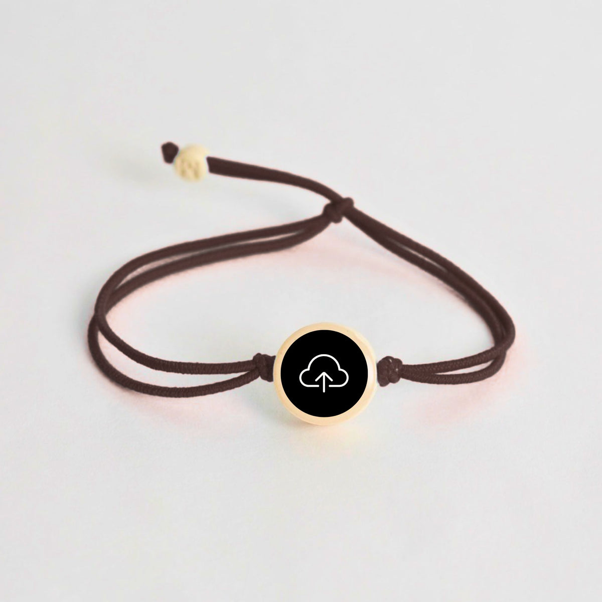 Tap-to-Phone Bracelets on Lite Bungee - Clay Circle