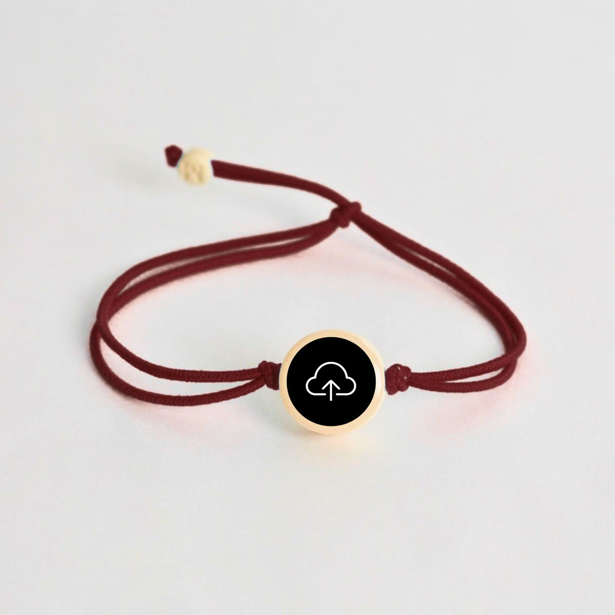 Tap-to-Phone Bracelets on Lite Bungee - Clay Circle