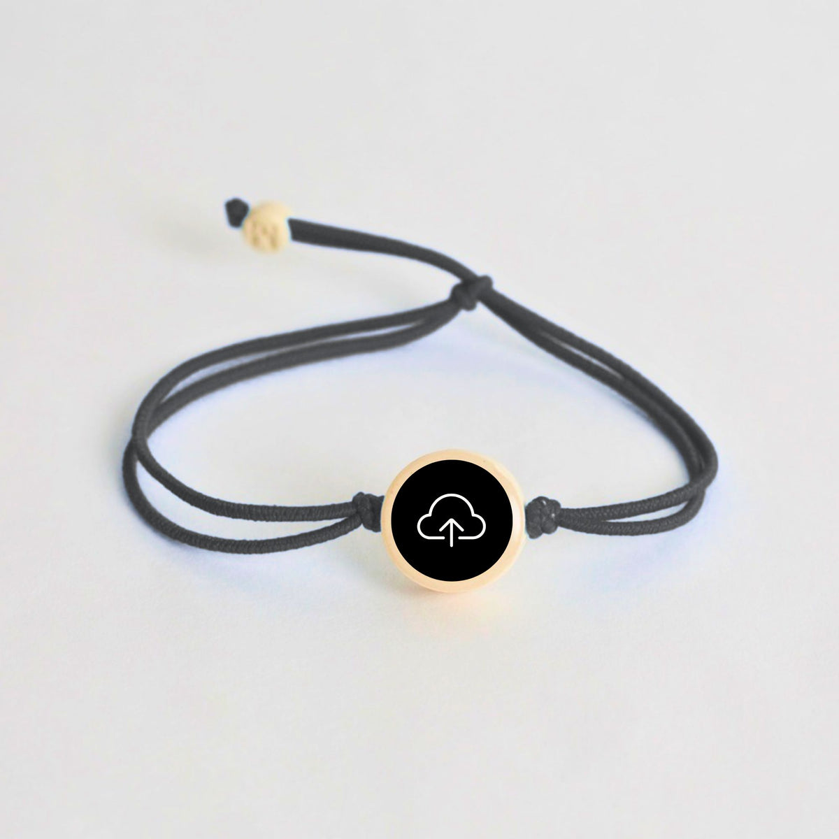 Tap-to-Phone Bracelets on Lite Bungee - Clay Circle