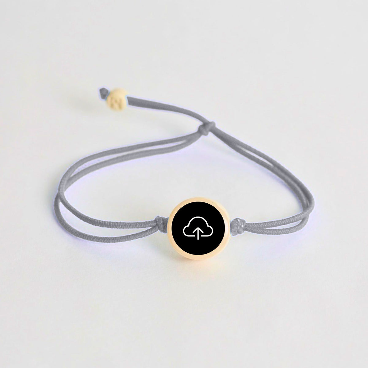 Tap-to-Phone Bracelets on Lite Bungee - Clay Circle