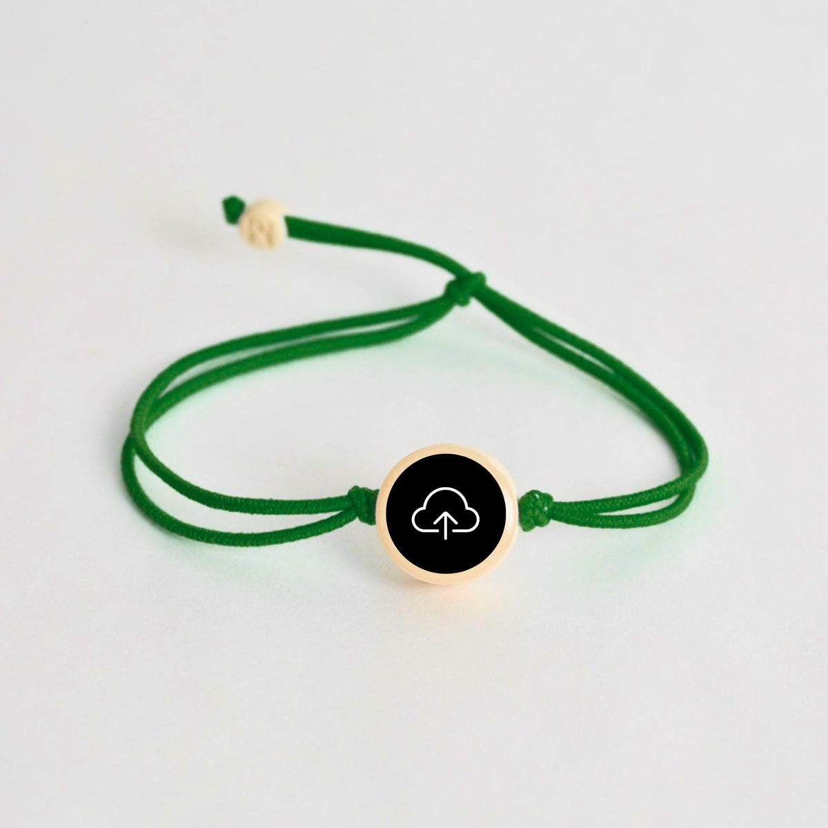 Tap-to-Phone Bracelets on Lite Bungee - Clay Circle