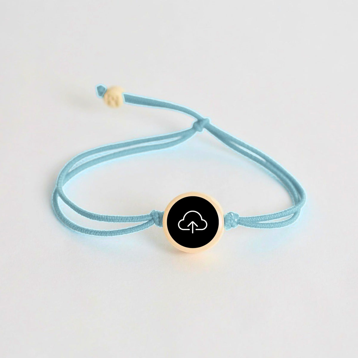 Tap-to-Phone Bracelets on Lite Bungee - Clay Circle