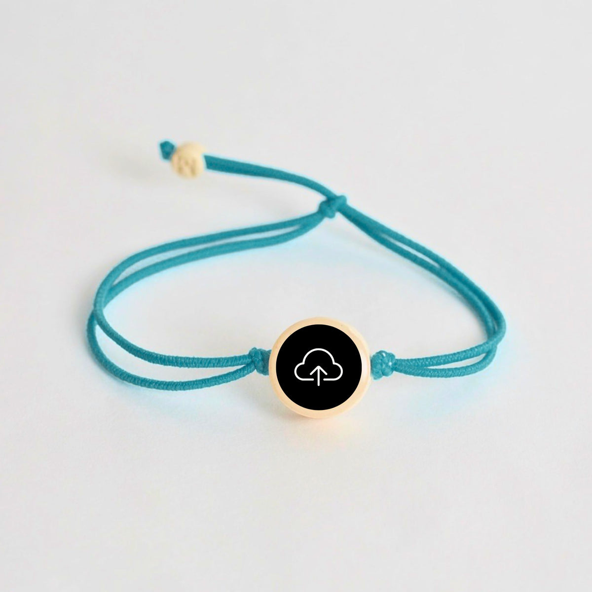 Tap-to-Phone Bracelets on Lite Bungee - Clay Circle