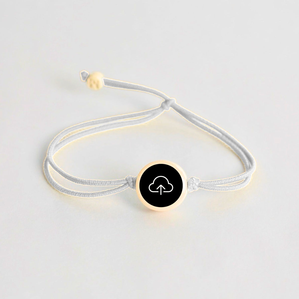 Tap-to-Phone Bracelets on Lite Bungee - Clay Circle