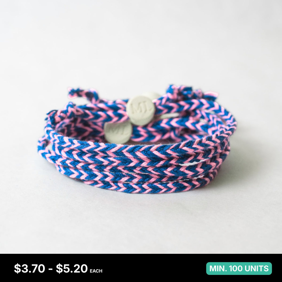 Create-a-Pattern Bracelets with Clay Clasp on Bold Weave