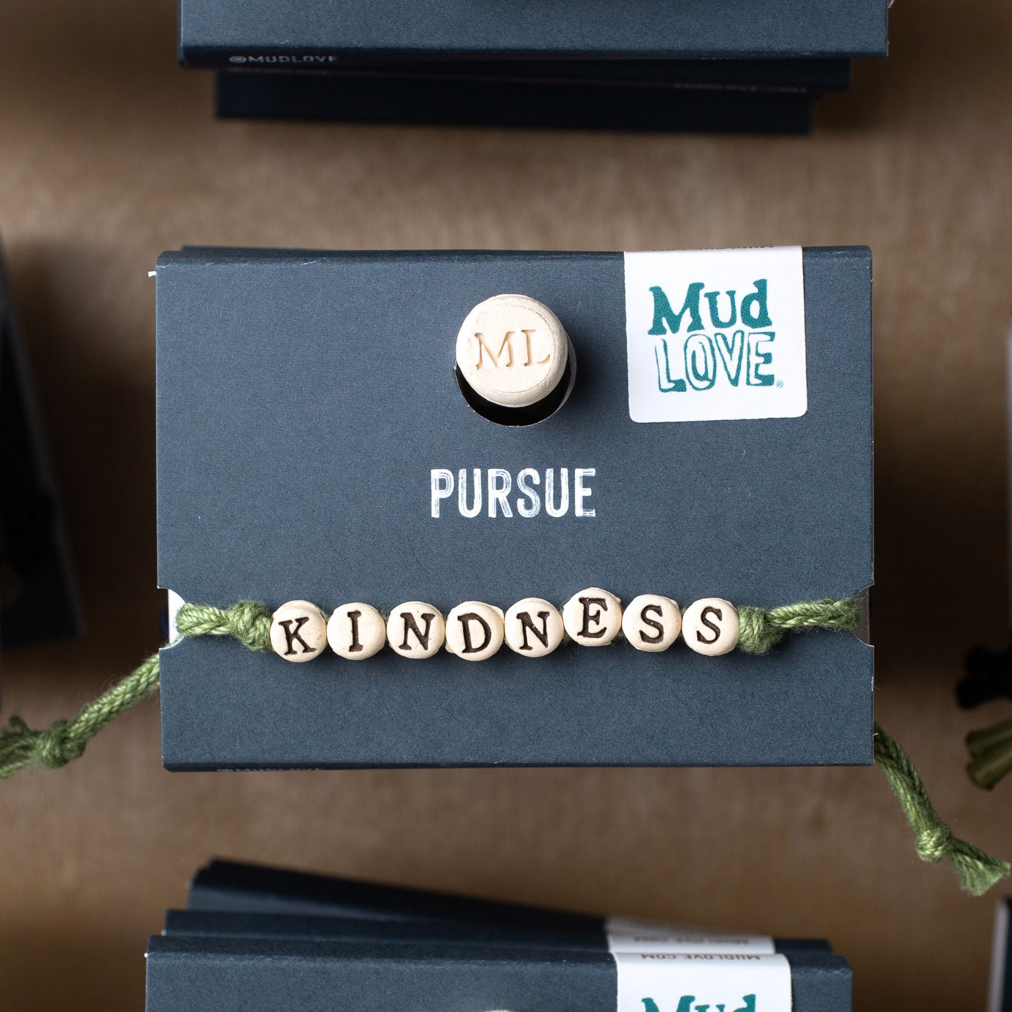 Kindness Friendship Bracelet on Hand-woven Cord