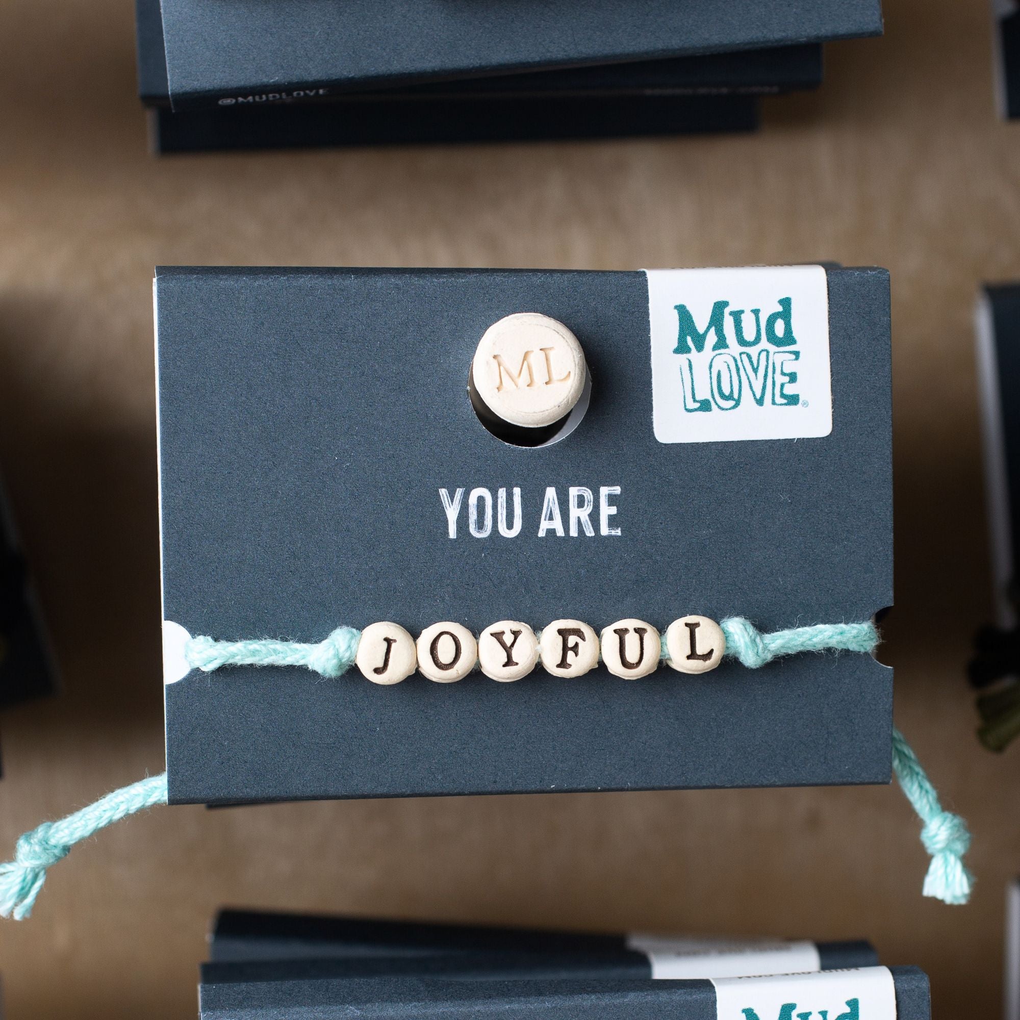 Joyful Friendship Bracelet on Hand-woven Cord