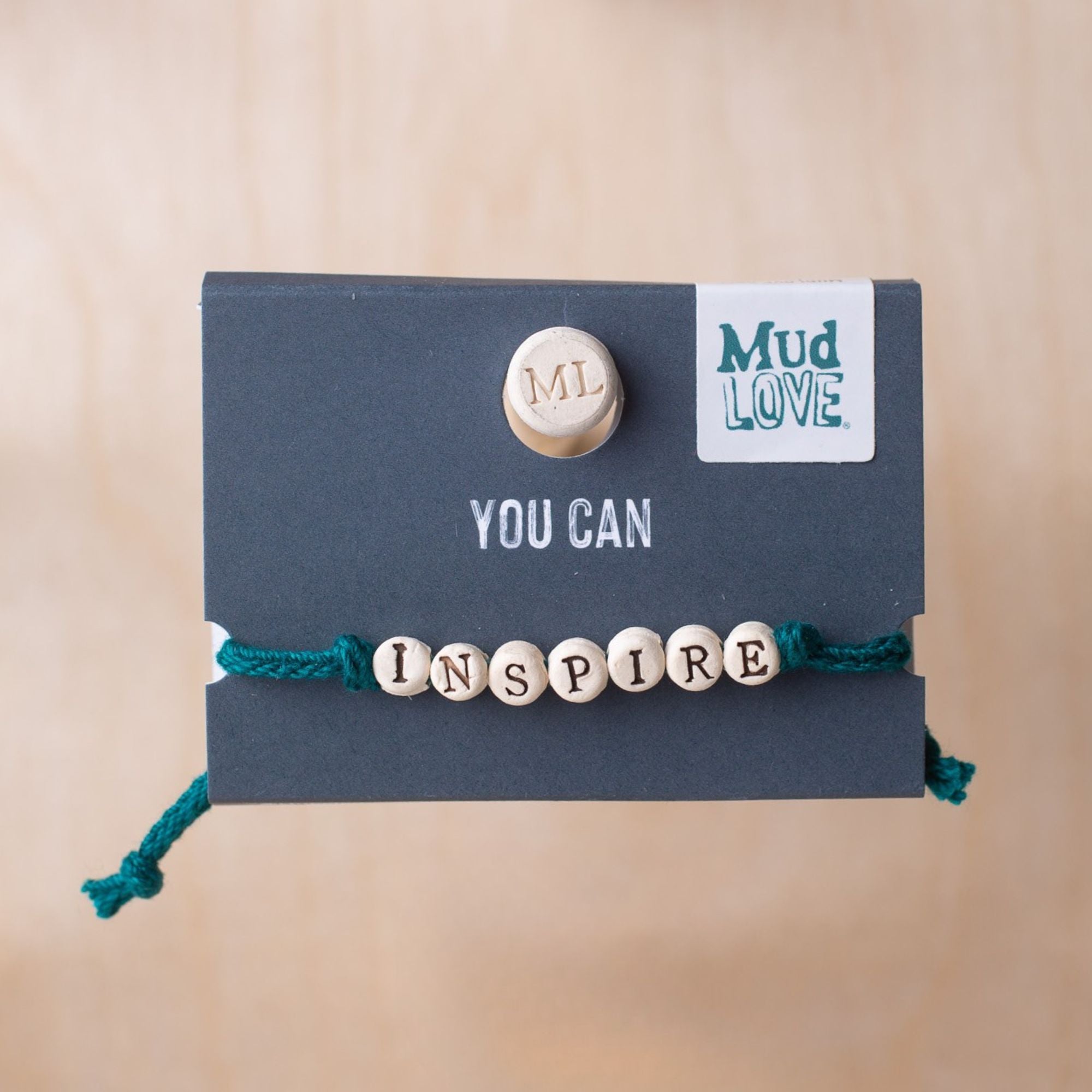 Inspire Friendship Bracelet on Hand-woven Cord