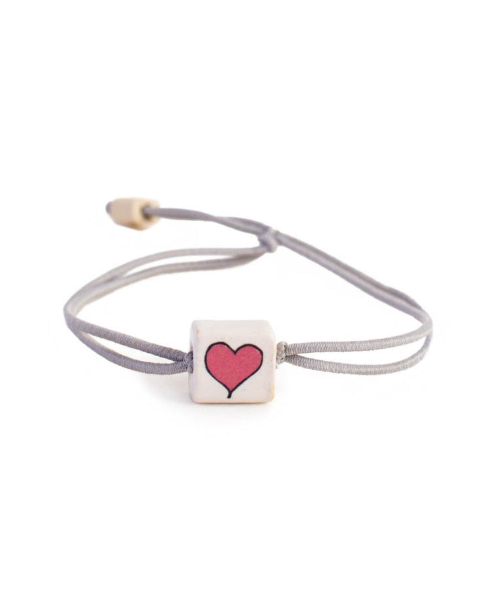 Heart Doodle Bracelet - MudLOVE
